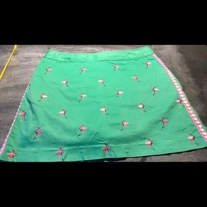 Lily Pulitzer Green and Pink Golf 🏌️ Skort sz 14